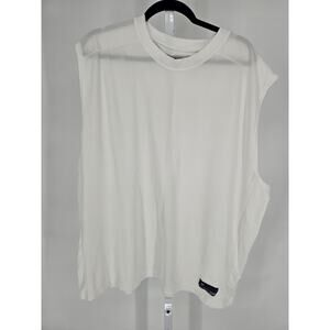 Cheetah Mens Sz XXL Sleeveless Performance Tank Top White